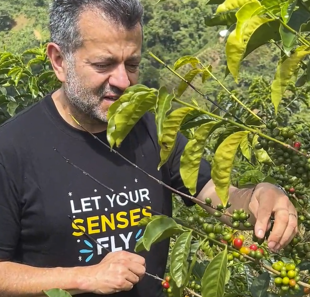 Did you know your morning coffee starts as a bright red cherry? ☕🍒