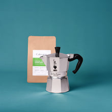 Load image into Gallery viewer, Bialetti - Moka Express (3/6 cup) + 200g Roaster&#39;s Choice Coffee Bag