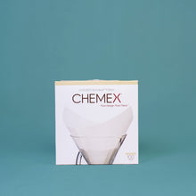 Load image into Gallery viewer, CHEMEX PRE-FOLDED FILTER SQUARES (For 6+ cup size Chemex)