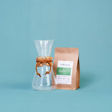 Load image into Gallery viewer, Chemex - 3 Cup Brewer + 200g Roaster&#39;s Choice Bag