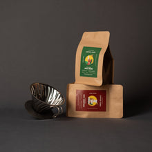 Load image into Gallery viewer, Hario V60 Metal Coffee Dripper + 200g Roaster&#39;s Choice Coffee Bag