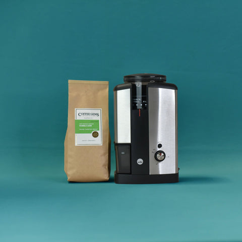 Wilfa Silver Coffee Grinder + FREE 2Kg Coffee Bag