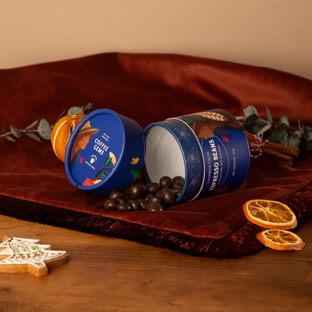 Espresso Beans Coated with Dark Chocolate