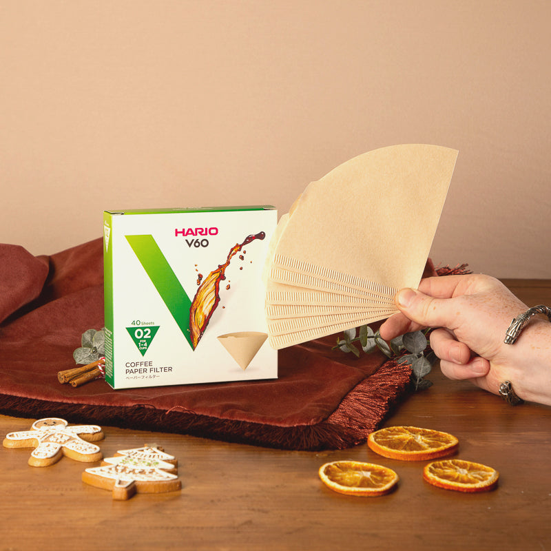 Hario V60 Coffee Paper Filters - Size 02 (40 Pack)