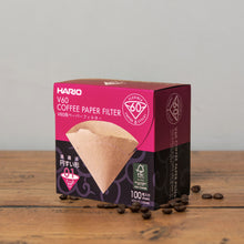 Load image into Gallery viewer, Hario V60 Coffee Paper Filters - Size 02 (100 Pack)