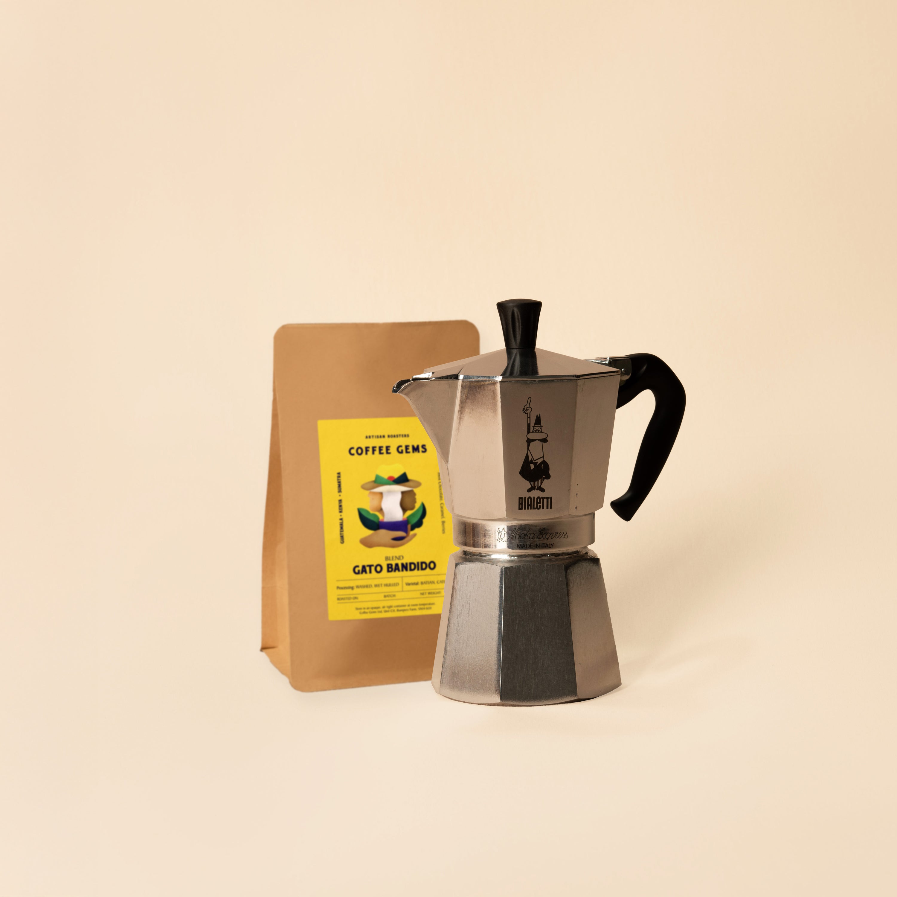 Bialetti Moka Express (3/6 cup) – Coffee Gems