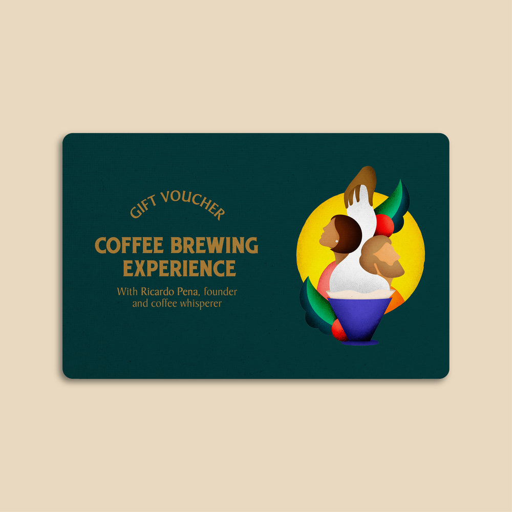 Coffee brewing gift voucher