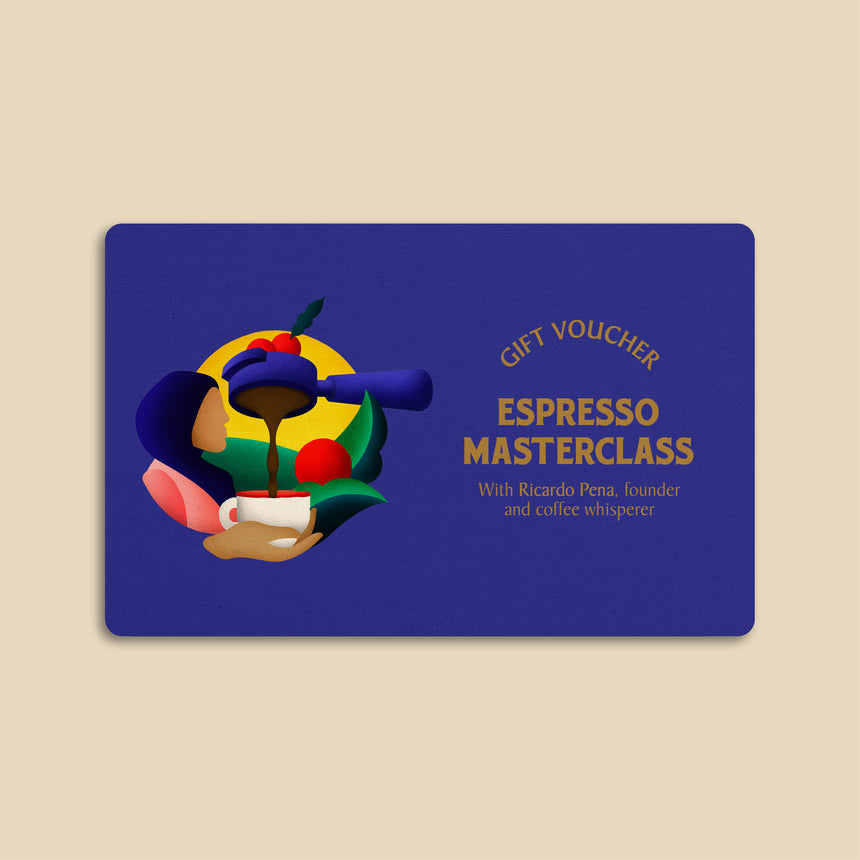 Espresso masterclass experience gift voucher