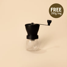 Load image into Gallery viewer, Hario Skerton Plus Ceramic Coffee Grinder + 200g coffee bag