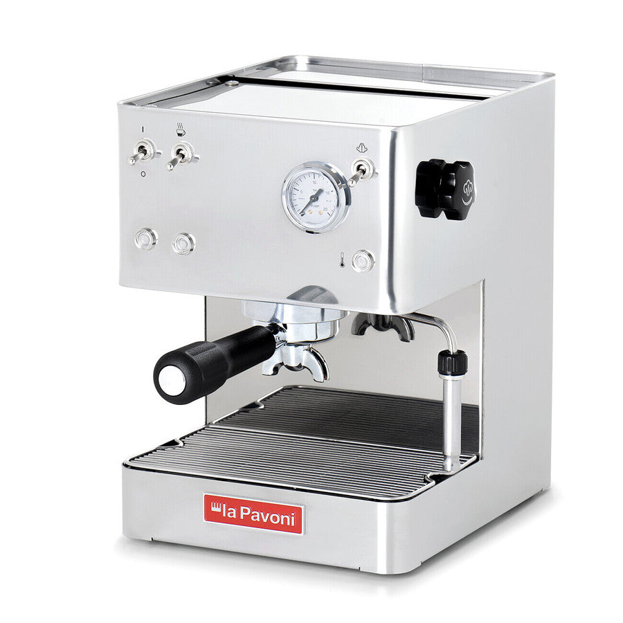 La Pavoni Casabar Manual Stainless Steel + 3 months subscription (worth £48)