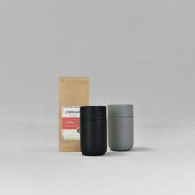 Load image into Gallery viewer, Fellow Carter Move Mug (8oz) + 200g Roaster&#39;s Choice Coffee Bag