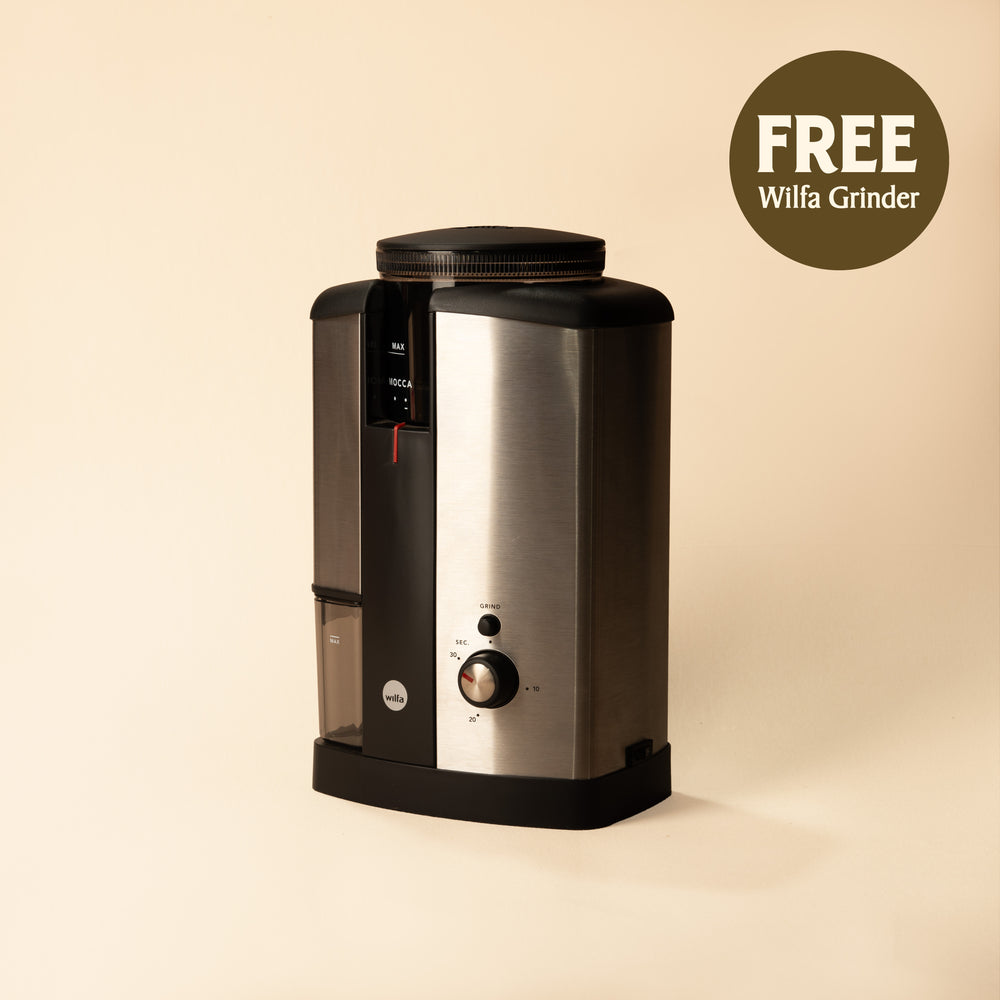 4Kg Coffee Bag + FREE Wilfa Silver Coffee Grinder