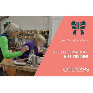 Coffee sensations gift voucher