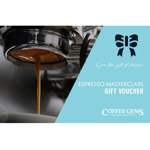 Espresso masterclass experience gift voucher